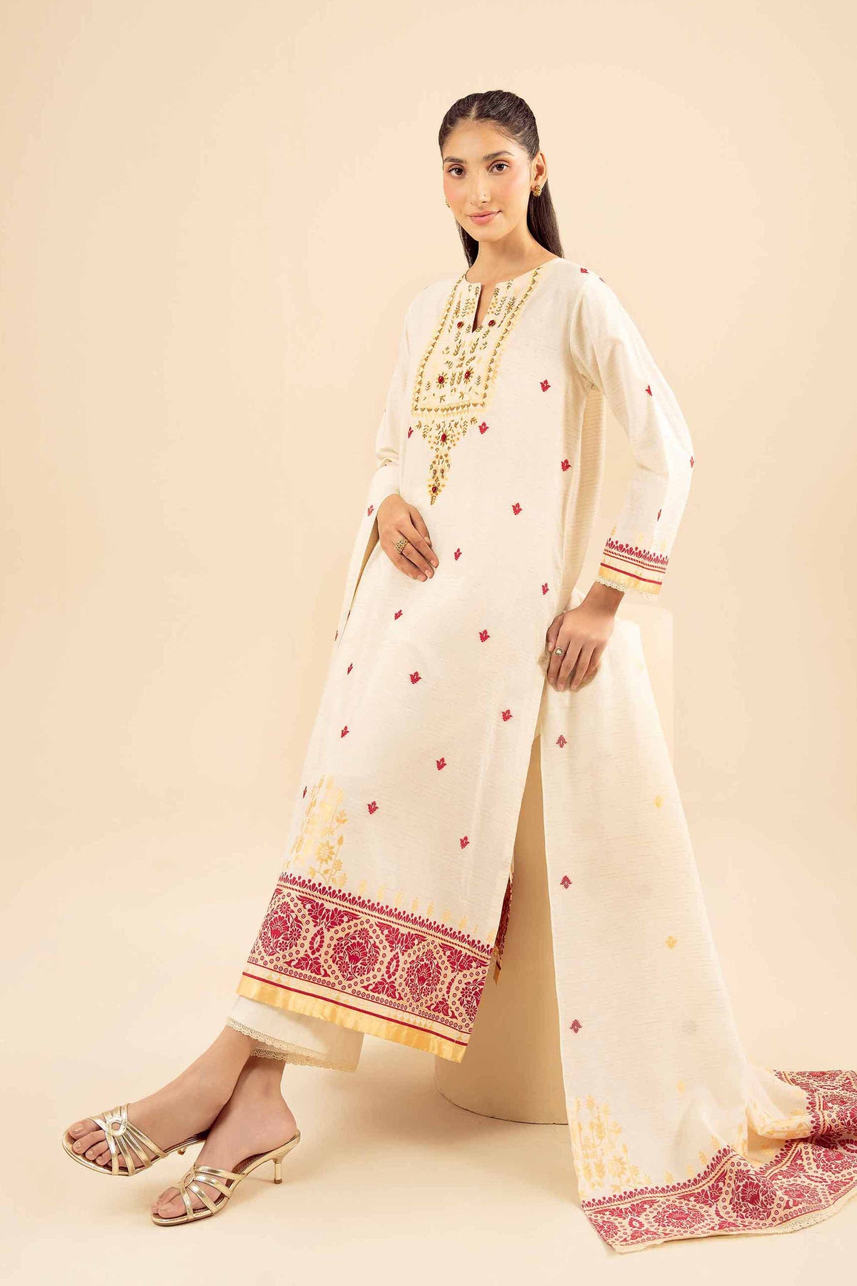 3 Piece - Printed Suit - PW25-454