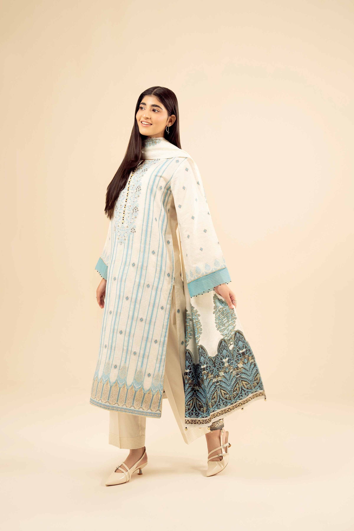 3 Piece - Printed Suit - PW25-456