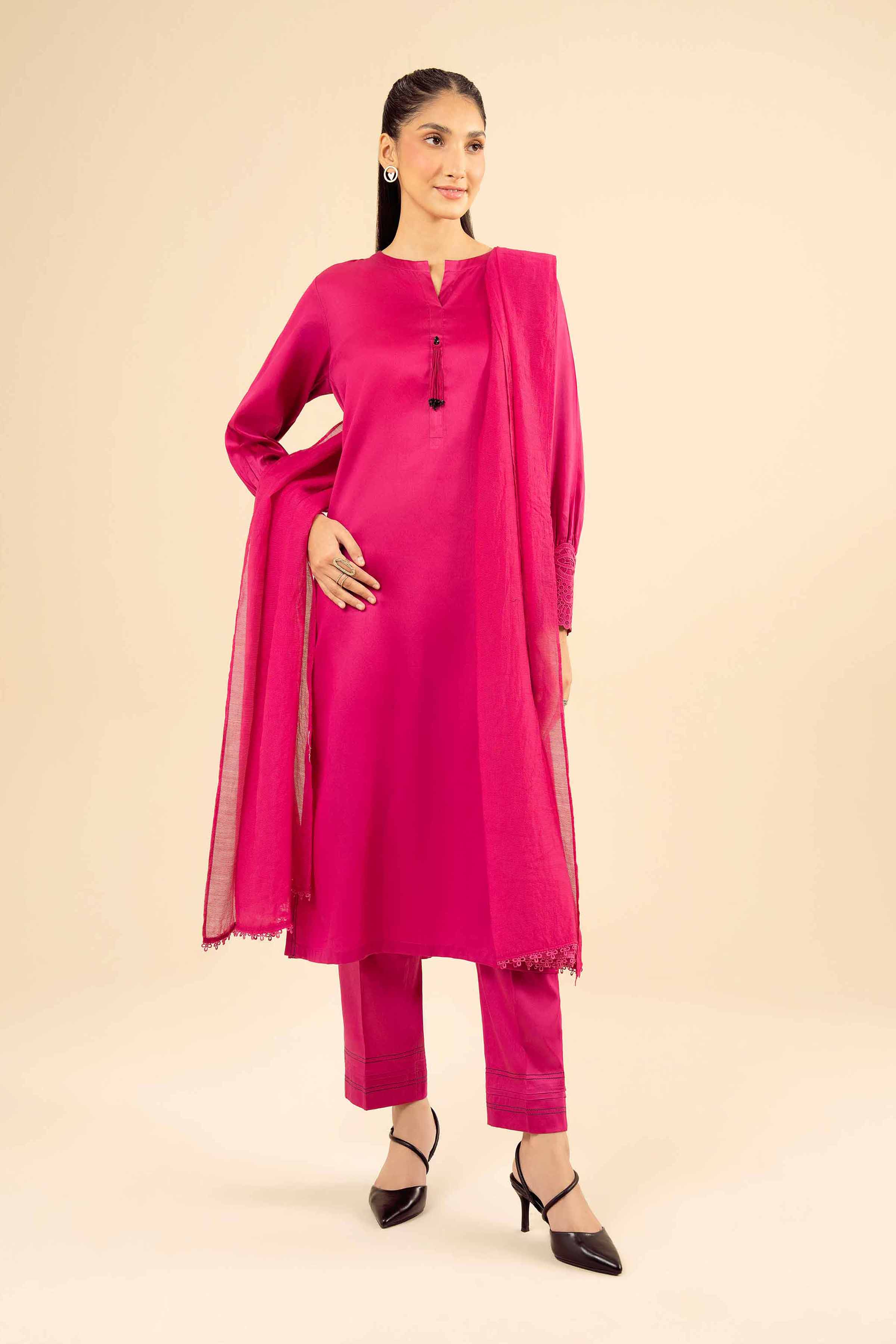 3 Piece - Embroidered Suit - PW25-49
