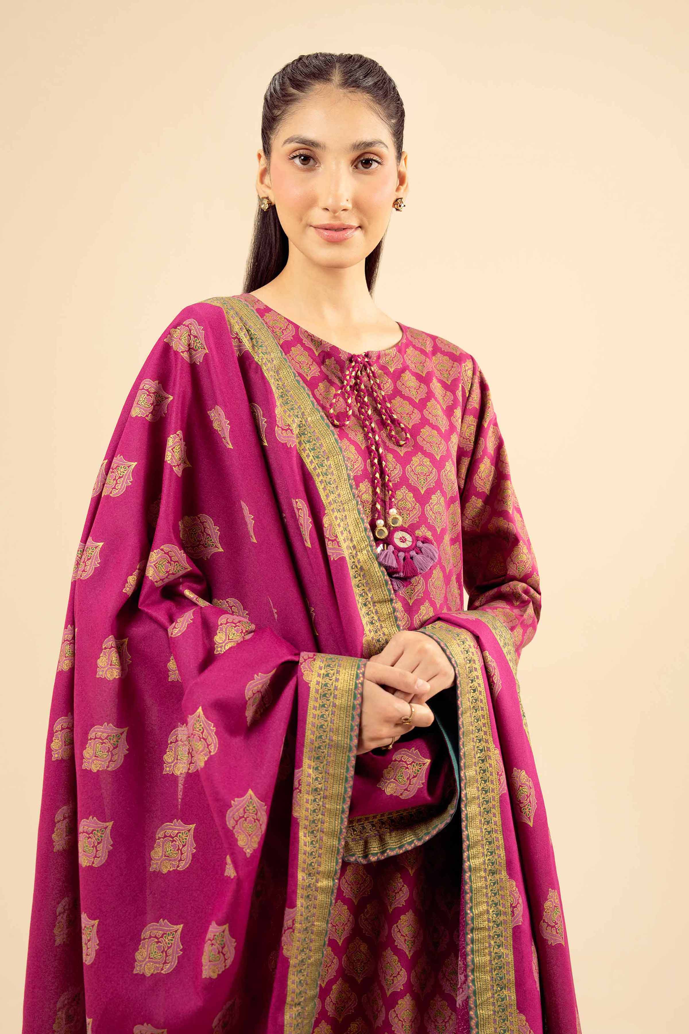 3 Piece - Printed Suit - PW25-495