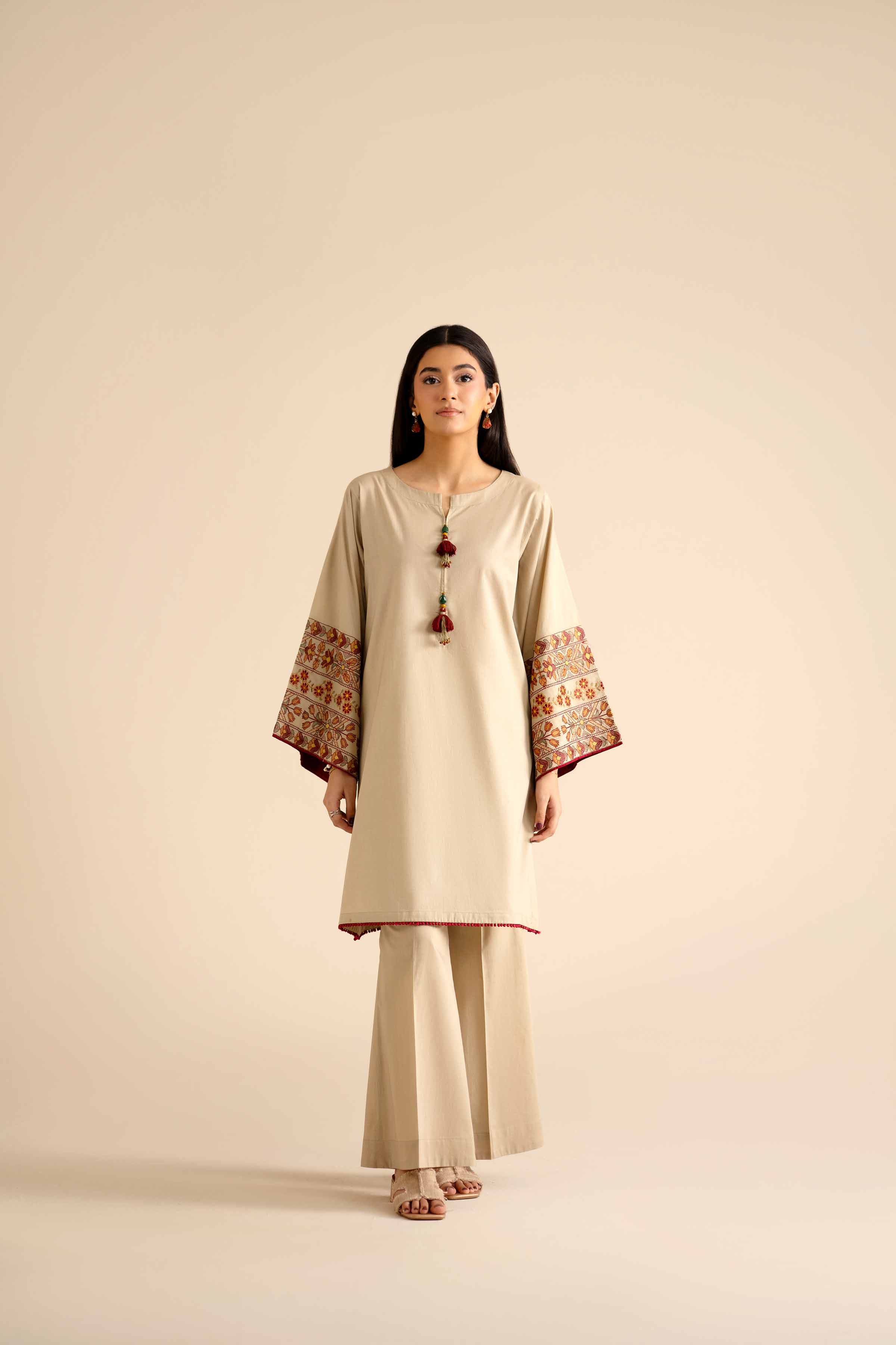2 Piece - Embroidered Suit - PW25-52