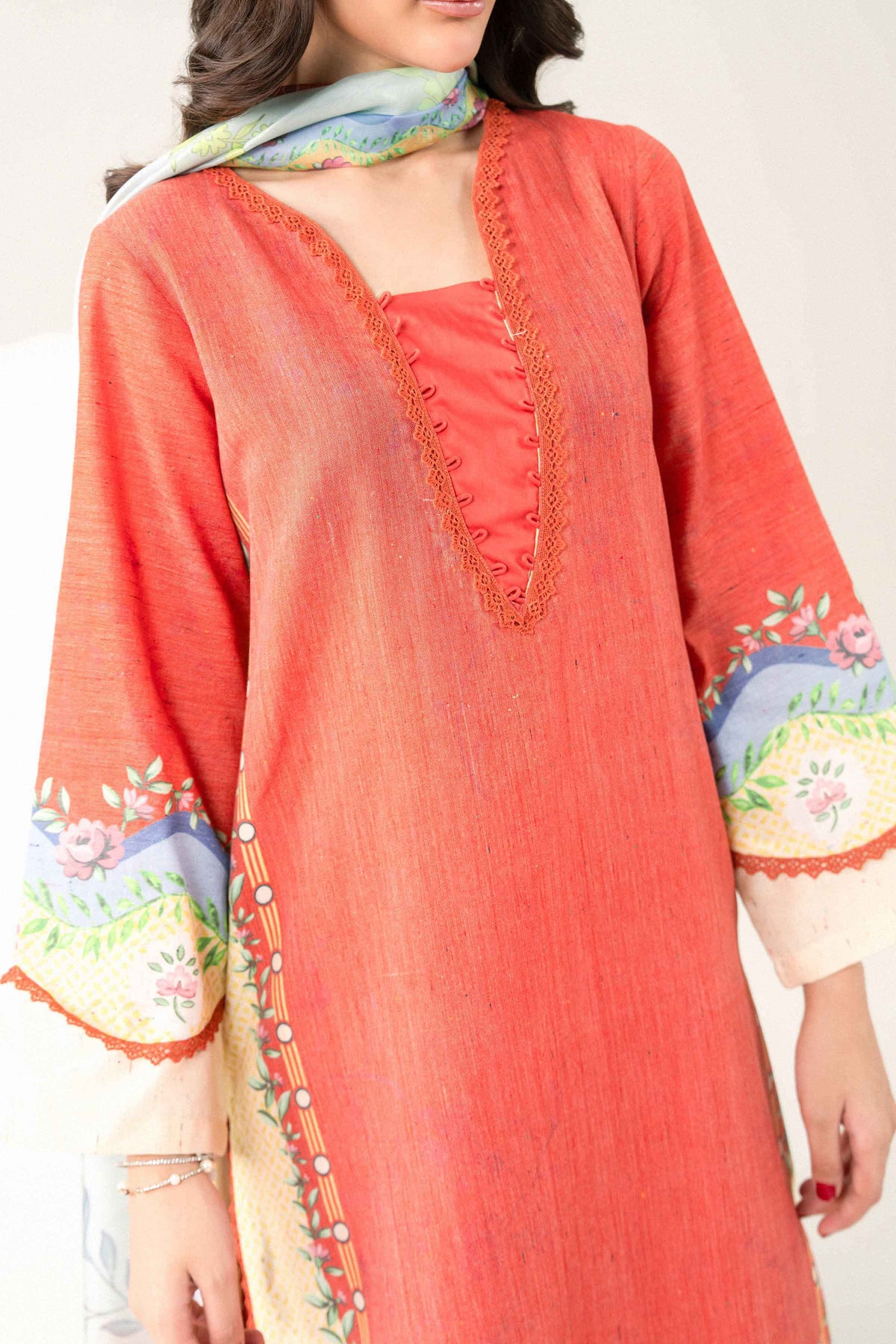 3 Piece - Printed Suit - PW25-535