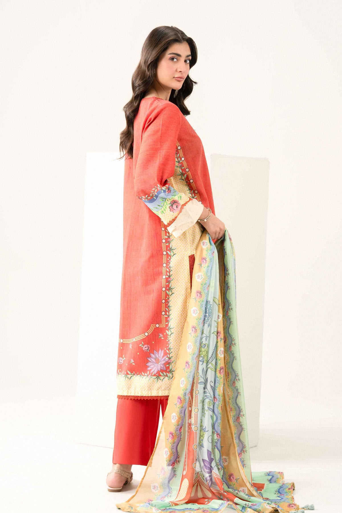 3 Piece - Printed Suit - PW25-535
