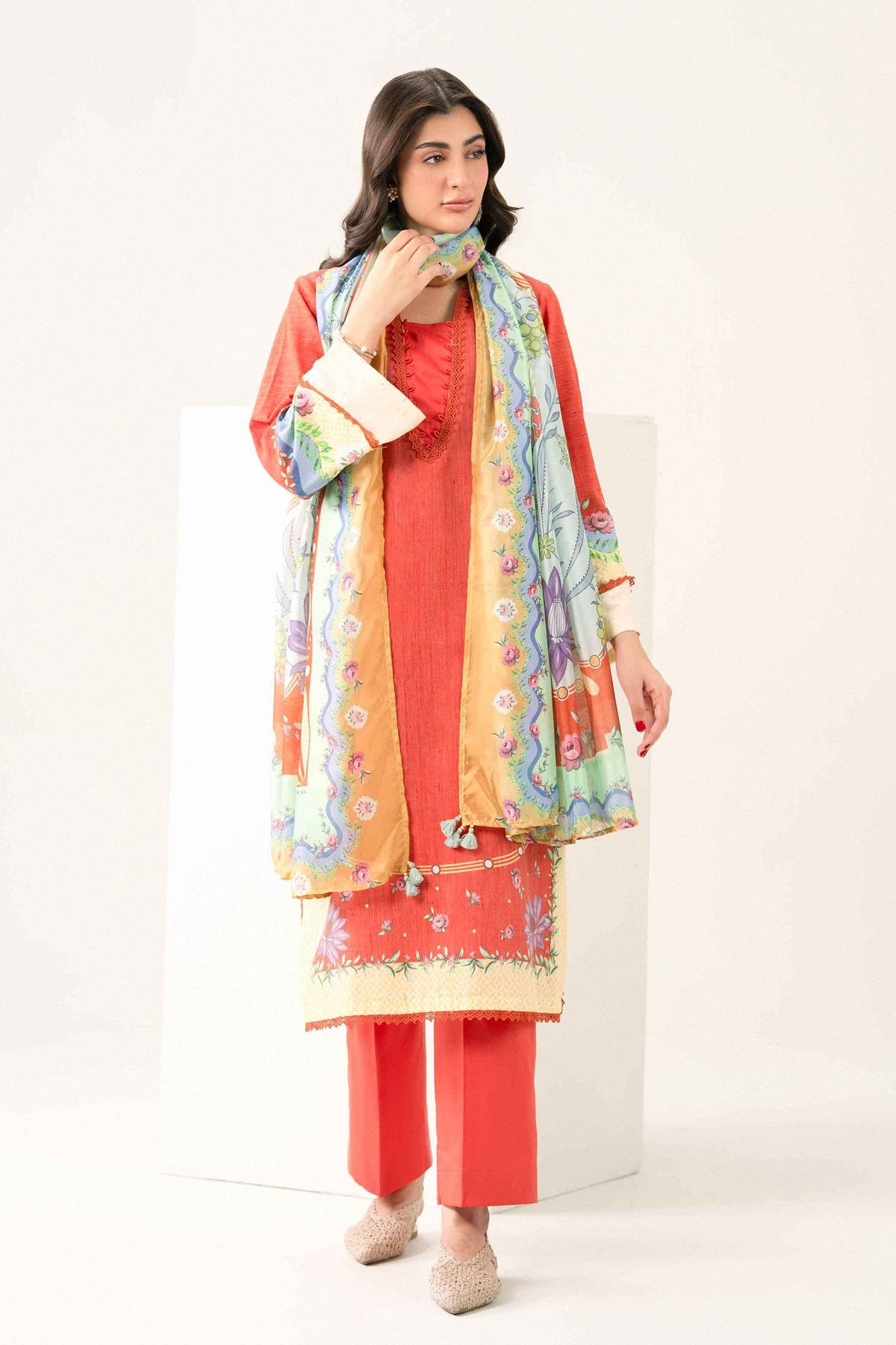 3 Piece - Printed Suit - PW25-535