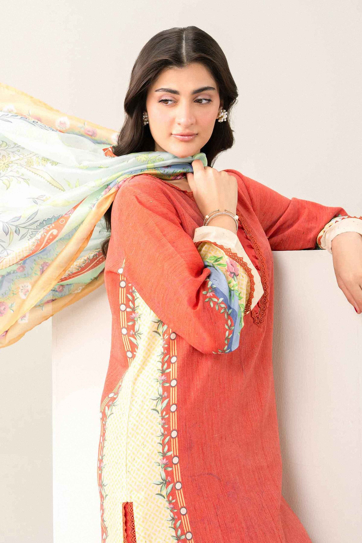 3 Piece - Printed Suit - PW25-535