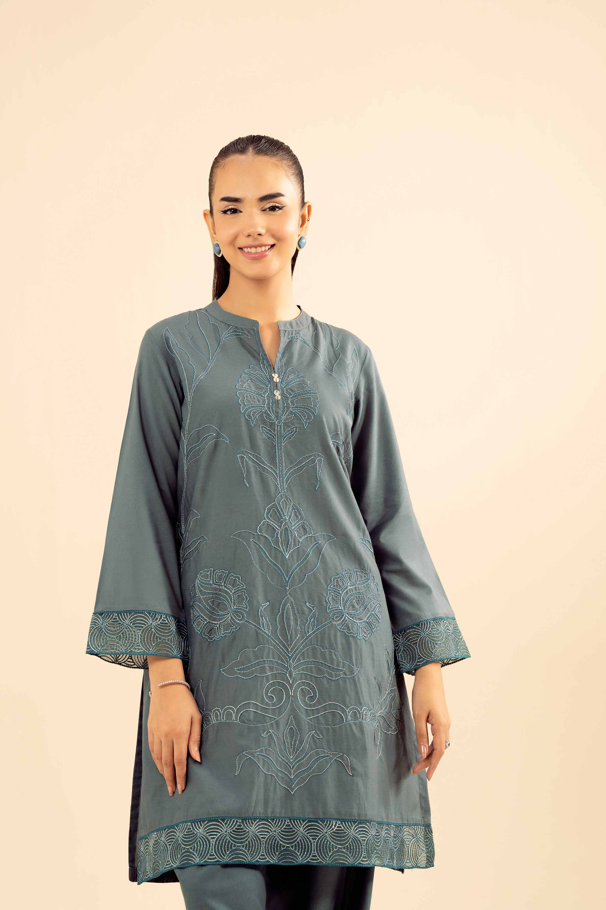 2 Piece - Embroidered Suit - PW25-55