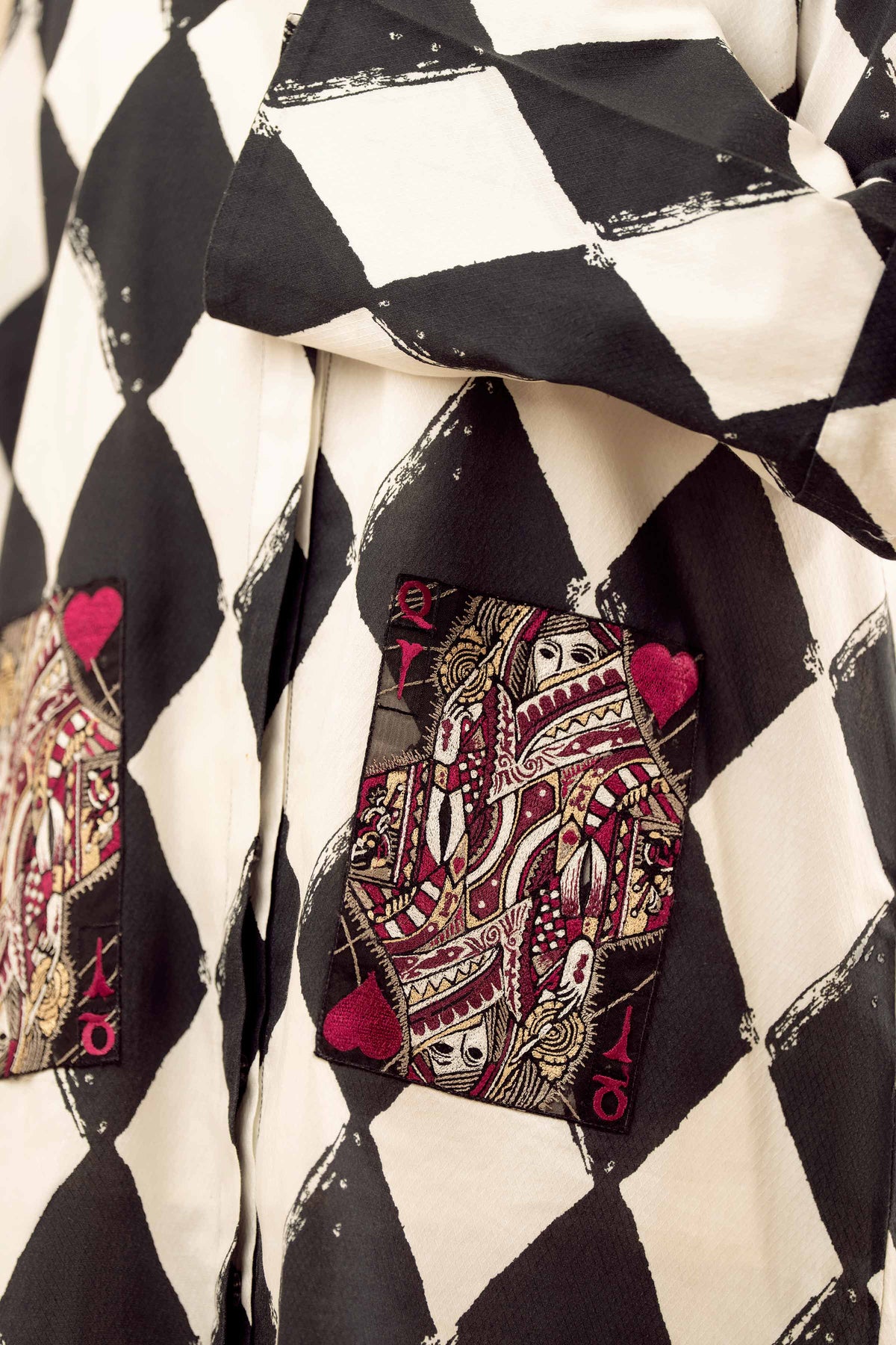 Printed Embroidered Shirt - PW25-562