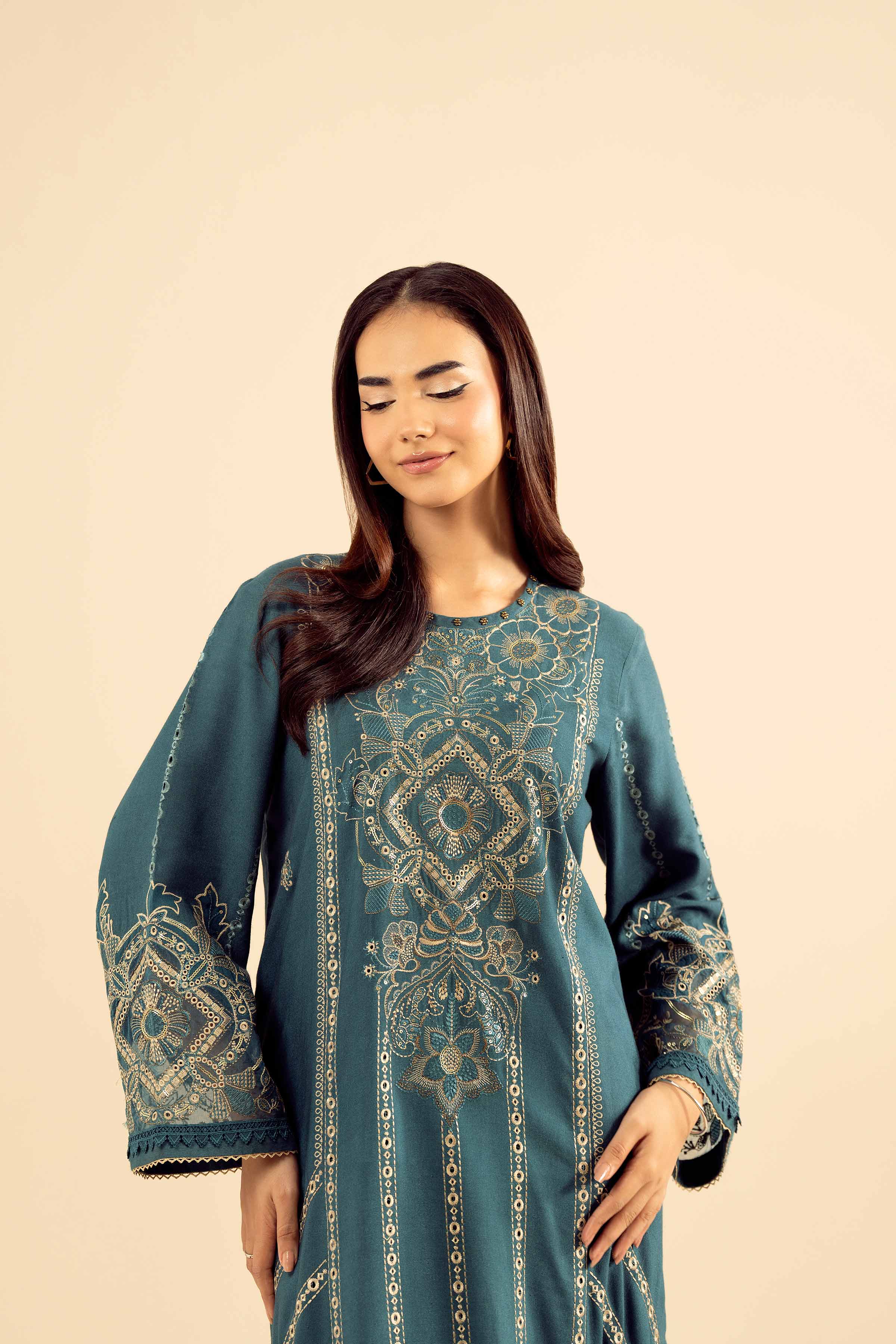 2 Piece - Embroidered Suit - PW25-578