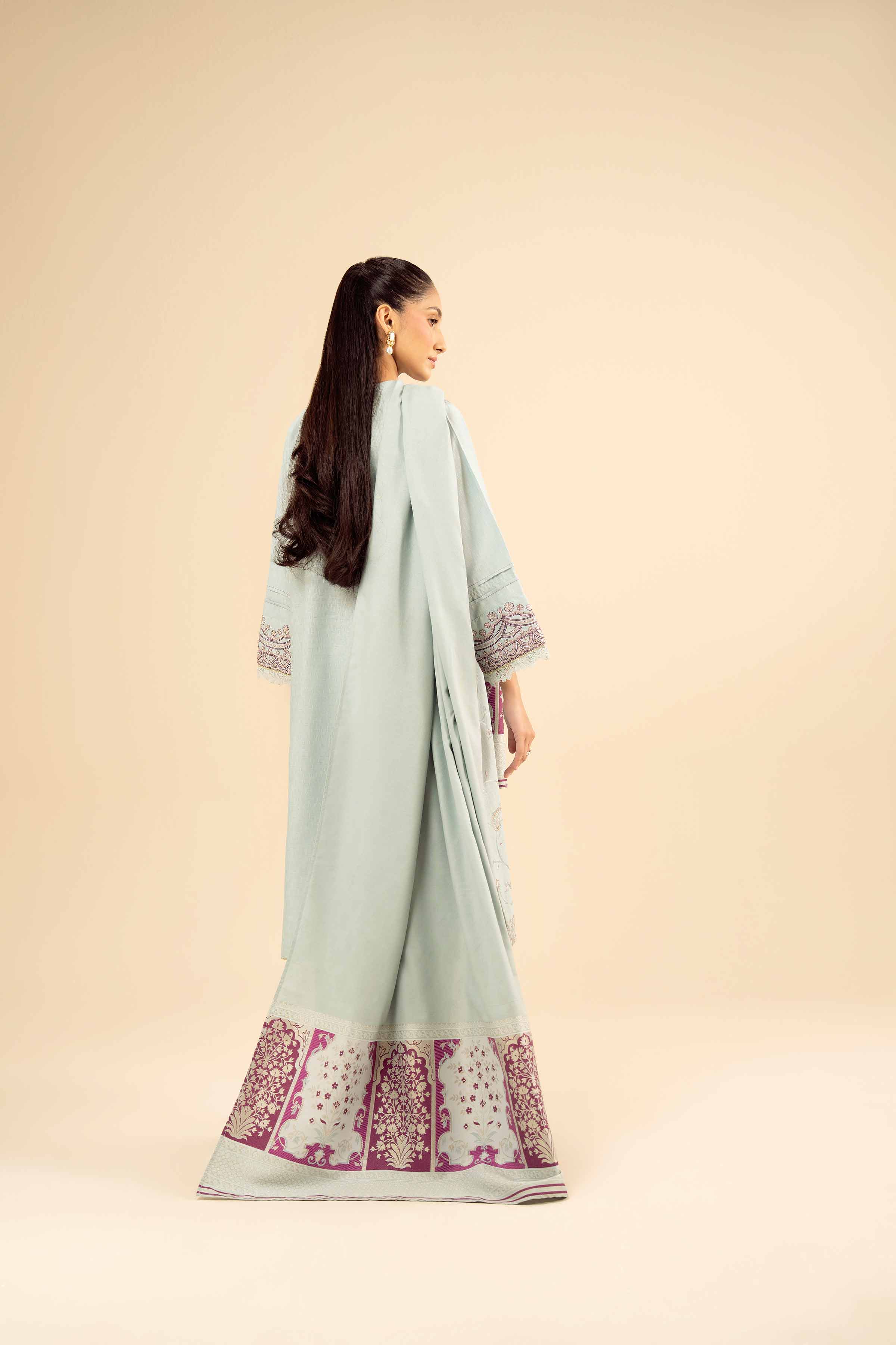 3 Piece - Embroidered Suit - PW25-88