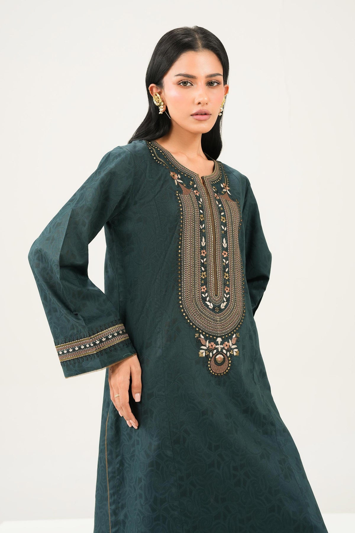 2 Piece - Embroidered Suit - PW25-93
