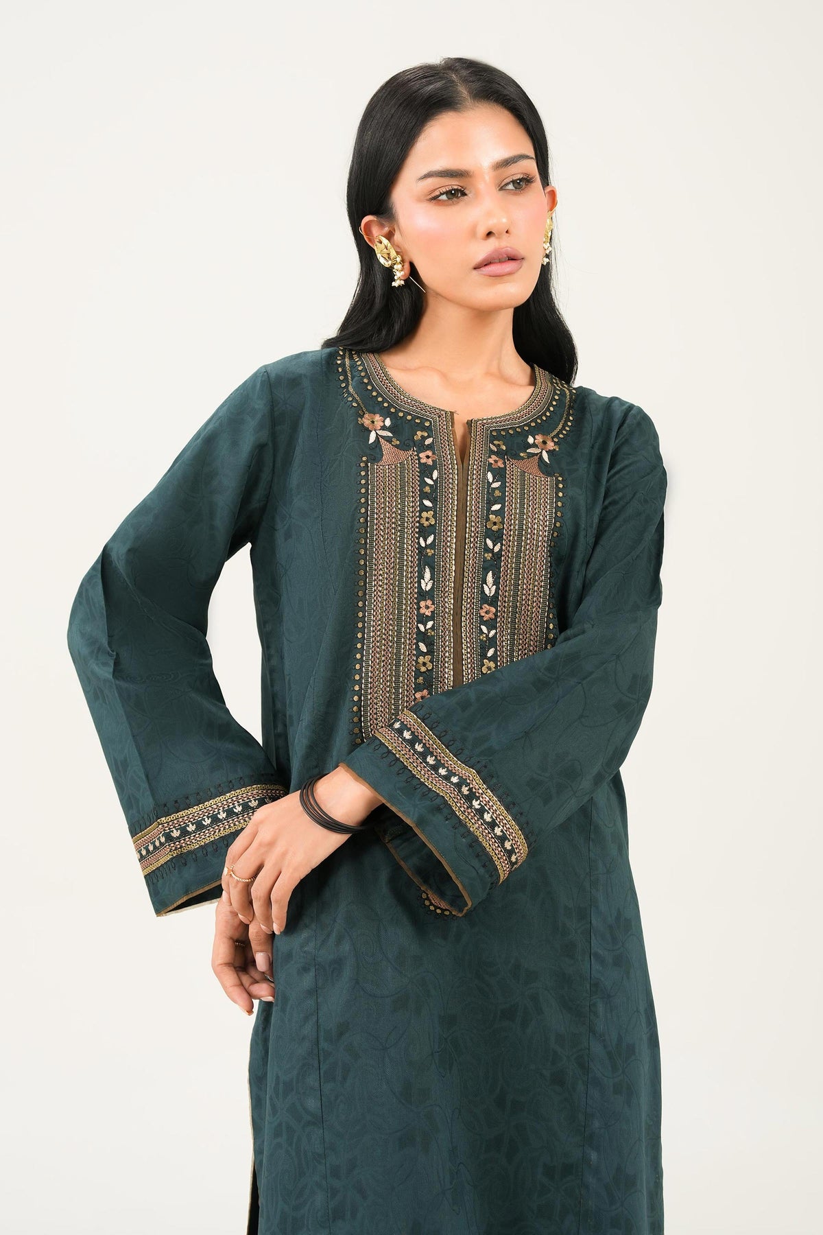 2 Piece - Embroidered Suit - PW25-93