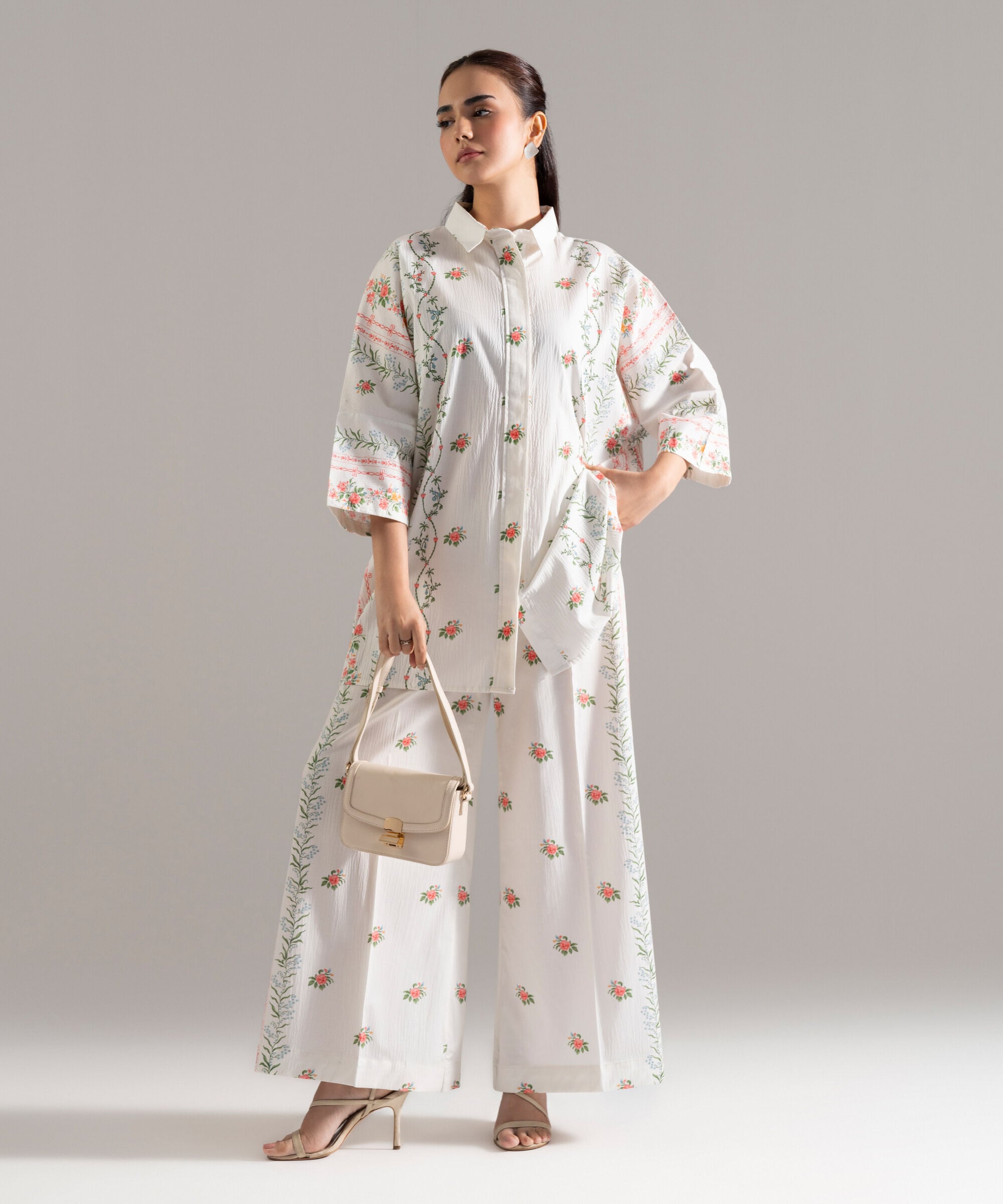 2 Piece - Printed Seersucker Suit PW26CASTV823