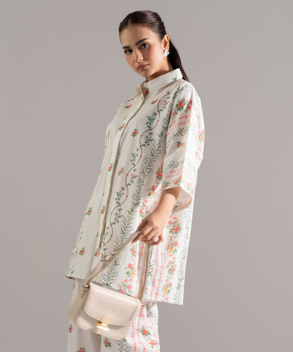 2 Piece - Printed Seersucker Suit PW26CASTV823
