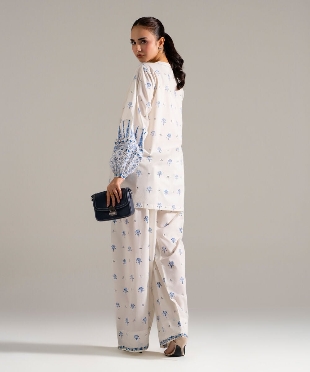 Block Printed Lawn Shirt PW26CASTV82S