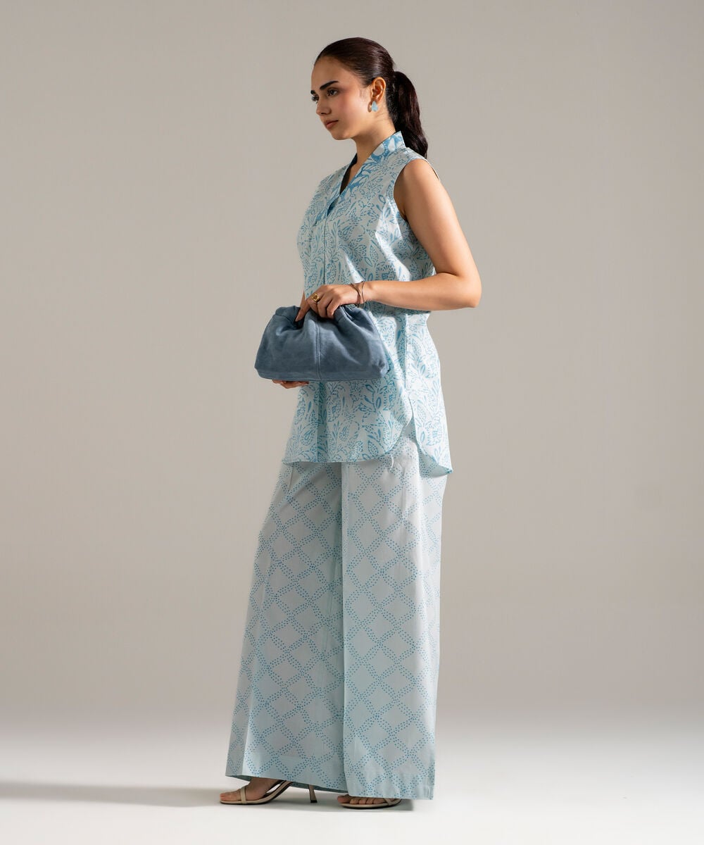 Block Printed Lawn Shirt PW26CASTV84S