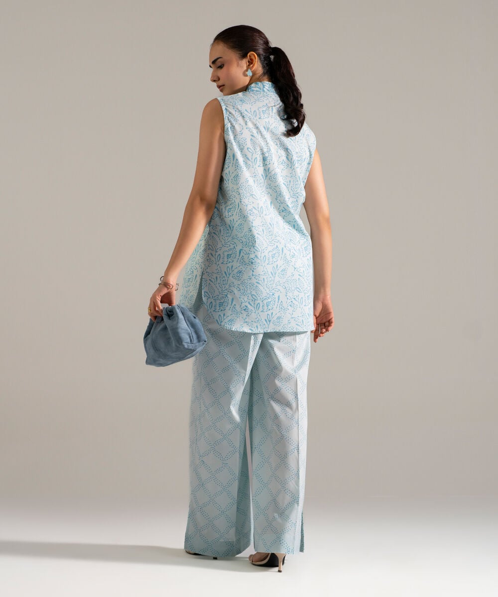 Block Printed Lawn Shirt PW26CASTV84S