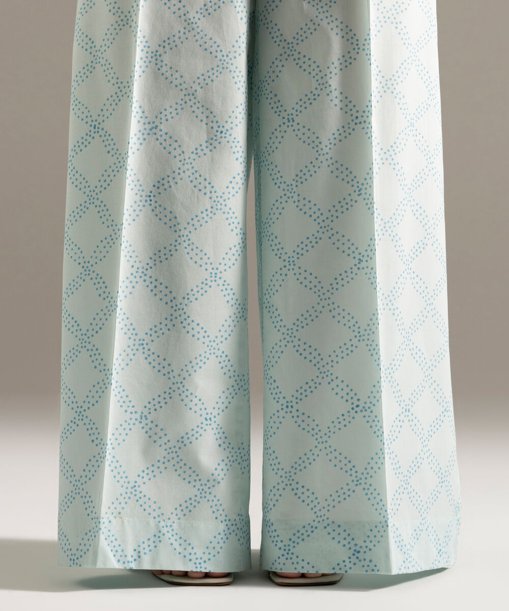 Printed Cambric Flared Pants PW26CASTV84T