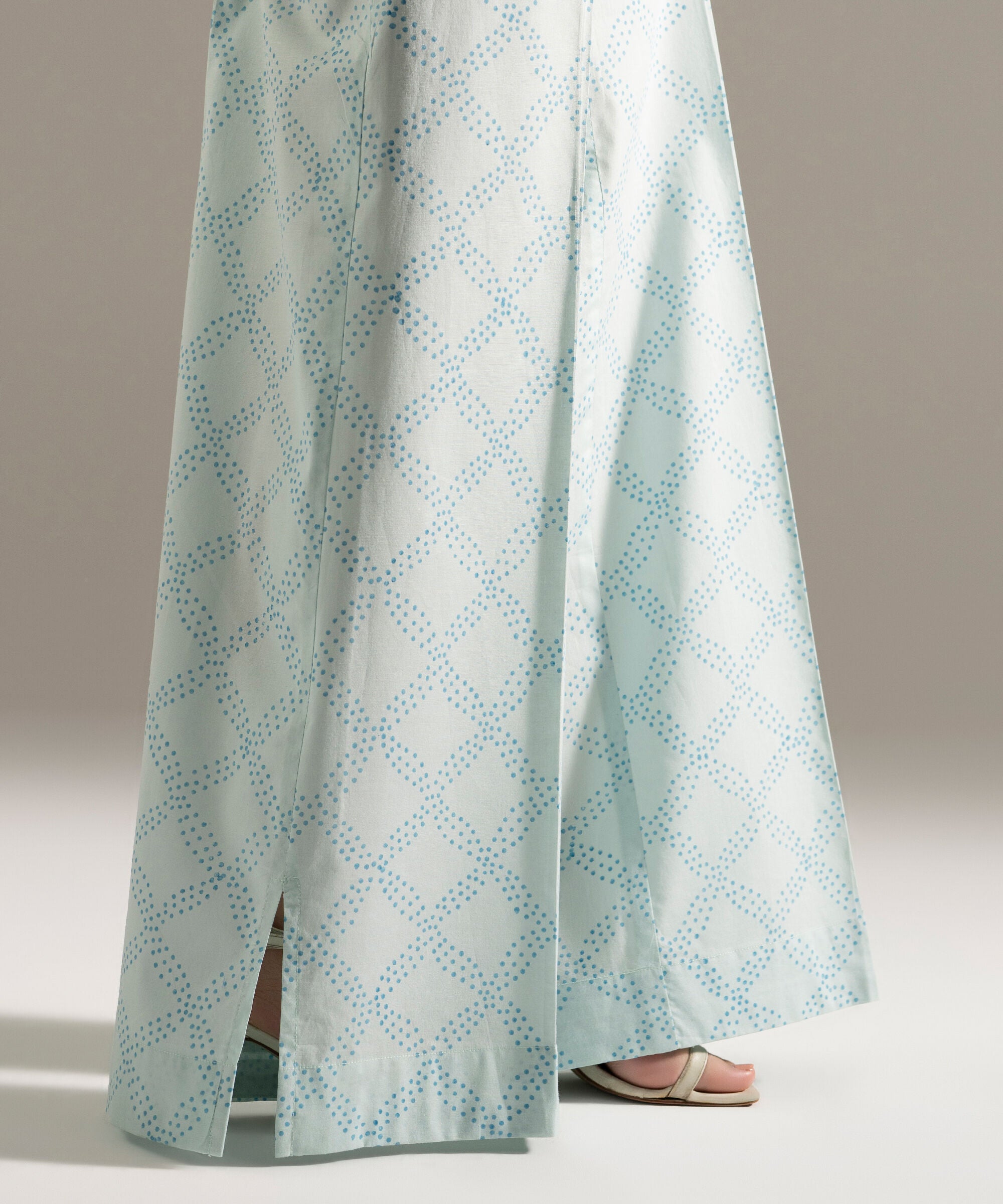 Printed Cambric Flared Pants PW26CASTV84T