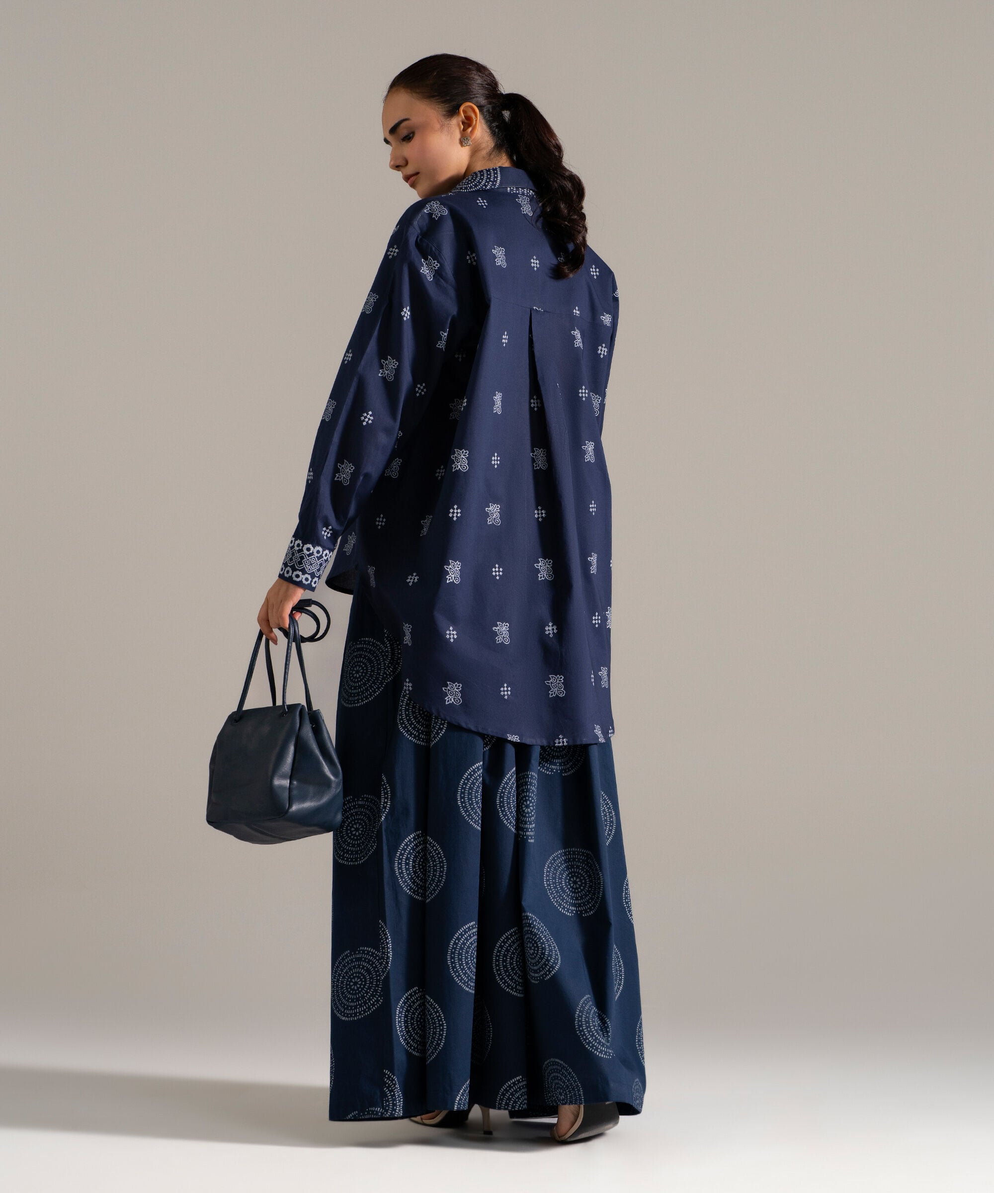 Block Printed Lawn Shirt PW26CASTV85S
