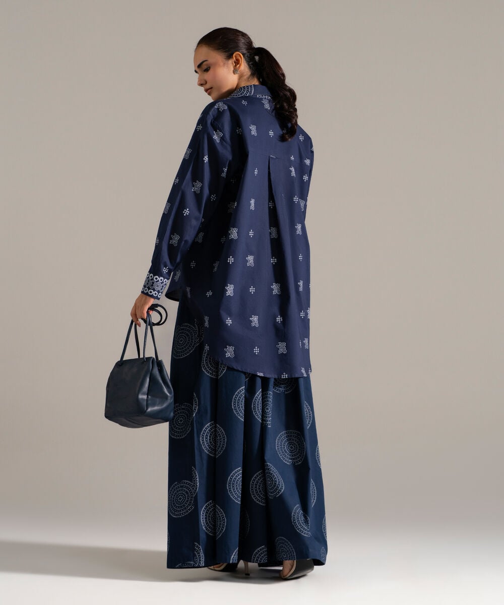 Block Printed Lawn Shirt PW26CASTV85S