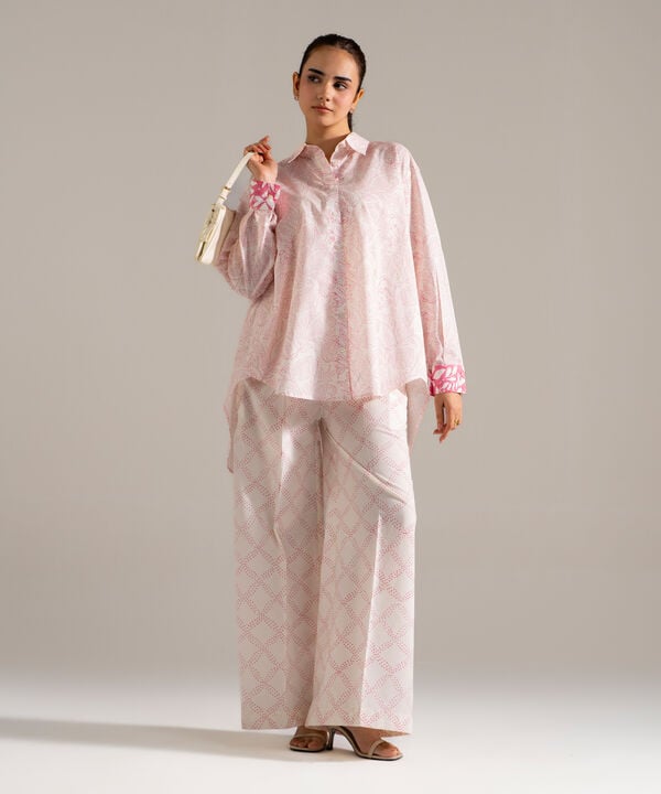 Block Printed Lawn Shirt