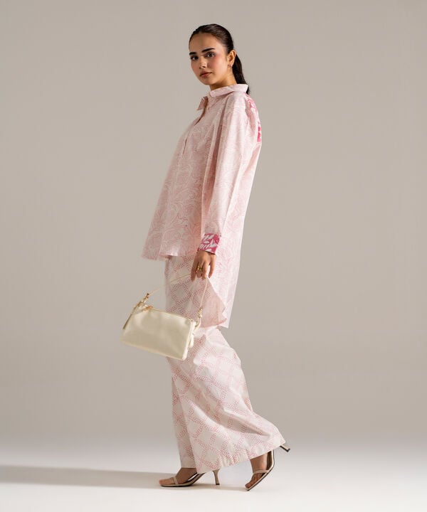Block Printed Lawn Shirt