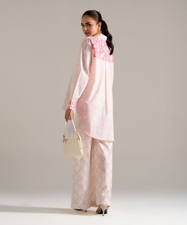 Block Printed Lawn Shirt