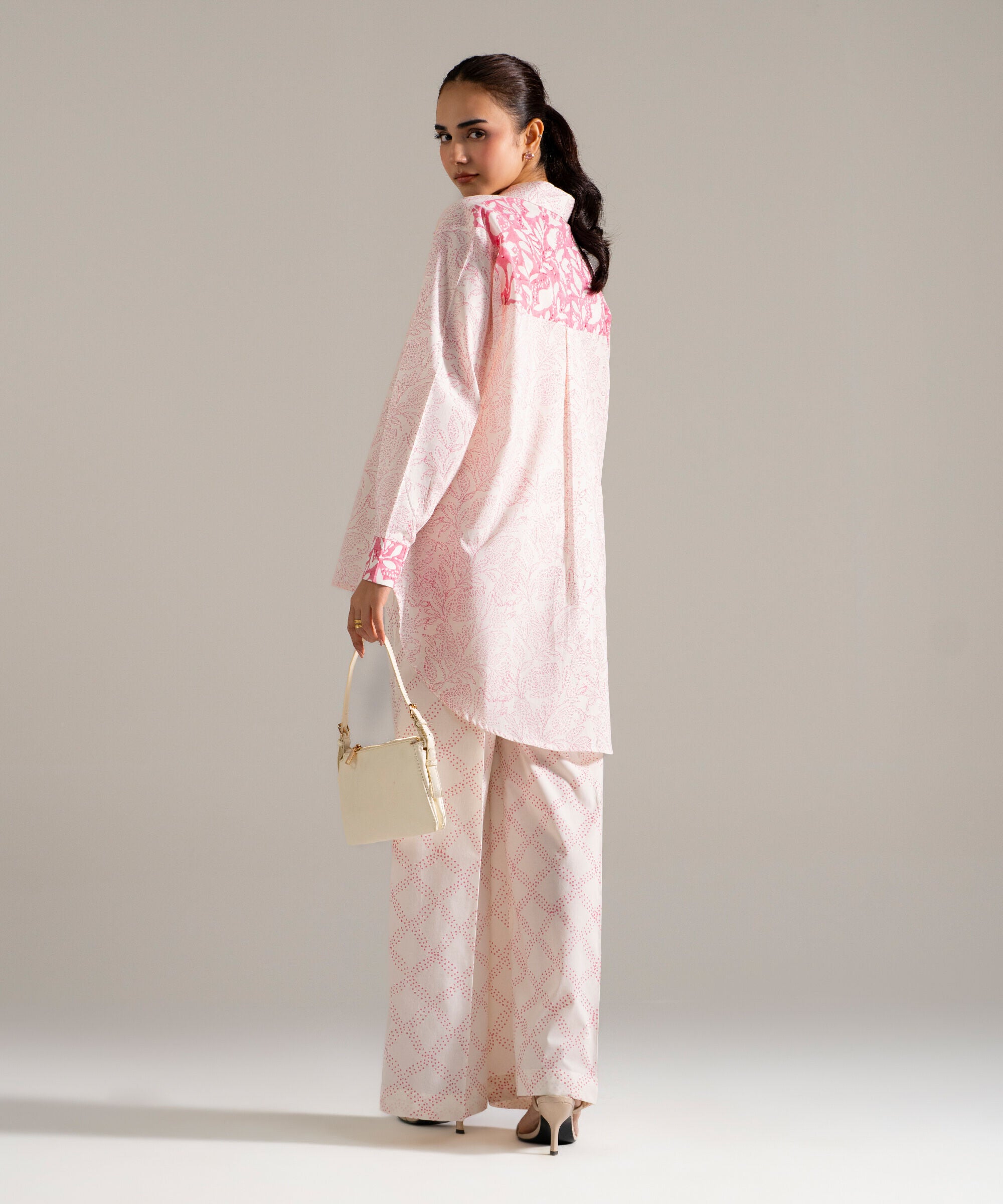Block Printed Lawn Shirt PW26CASTV86S