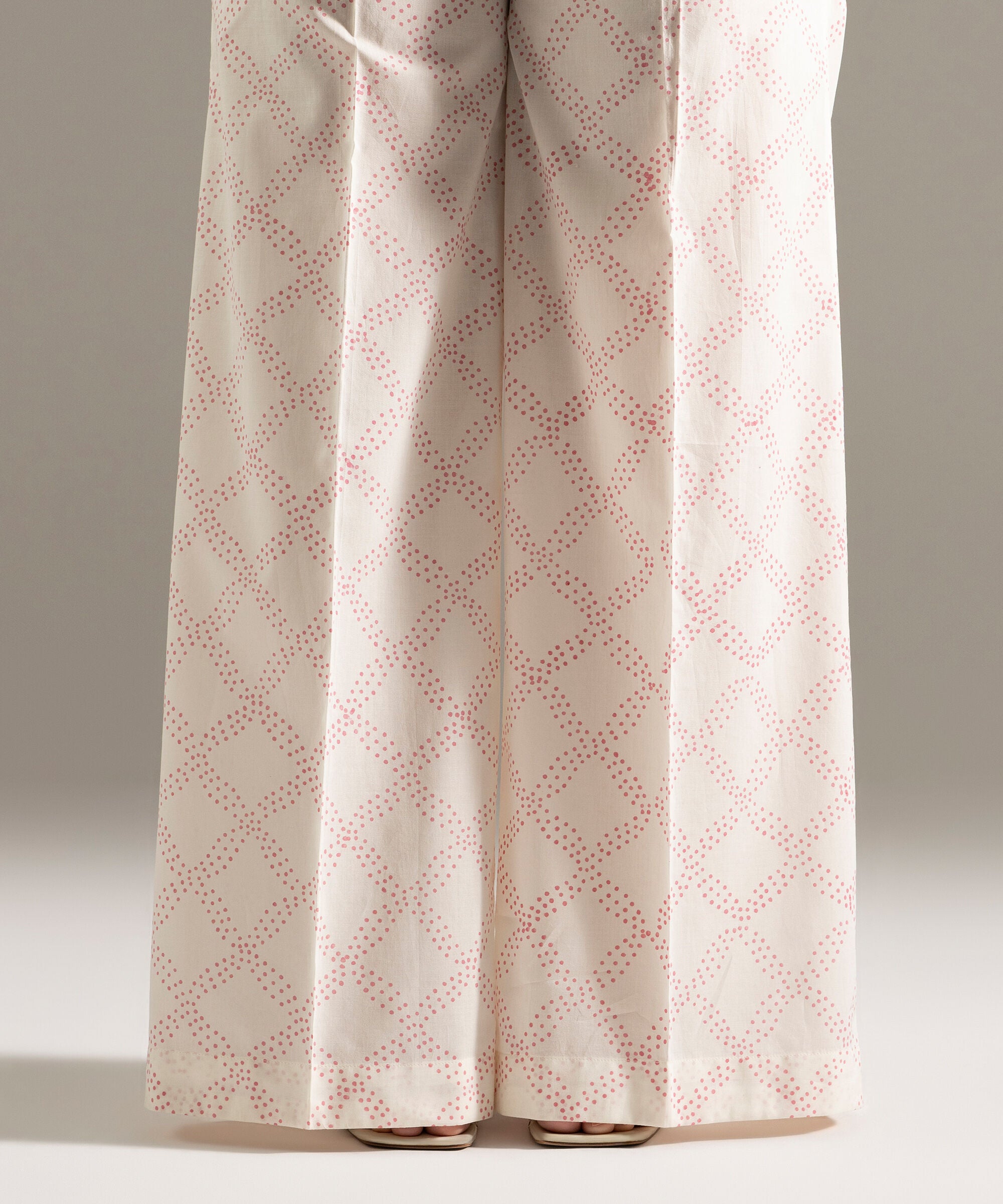 Printed Cambric Flared Pants PW26CASTV86T