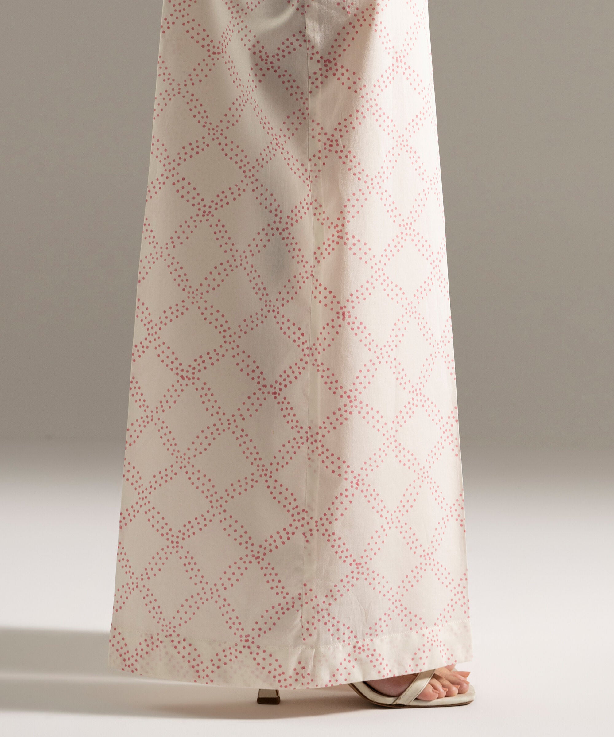 Printed Cambric Flared Pants PW26CASTV86T