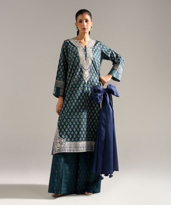 3 Piece - Embroidered Lawn Suit