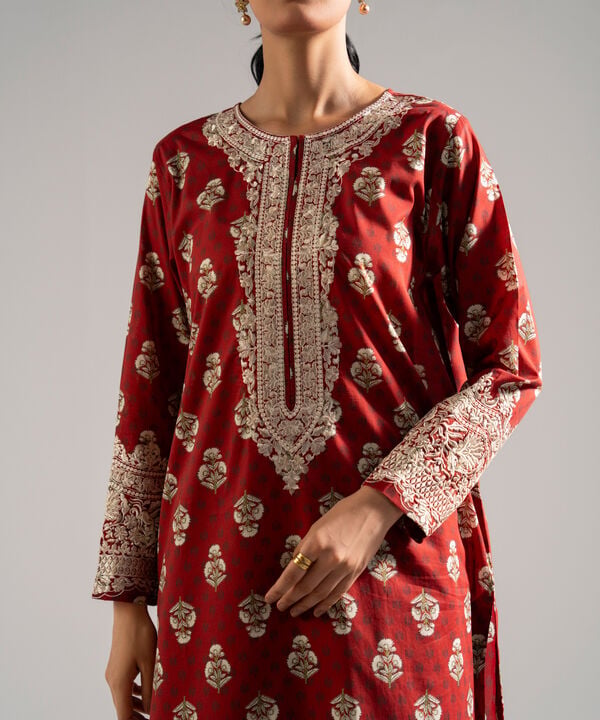 3 Piece - Embroidered Lawn Suit