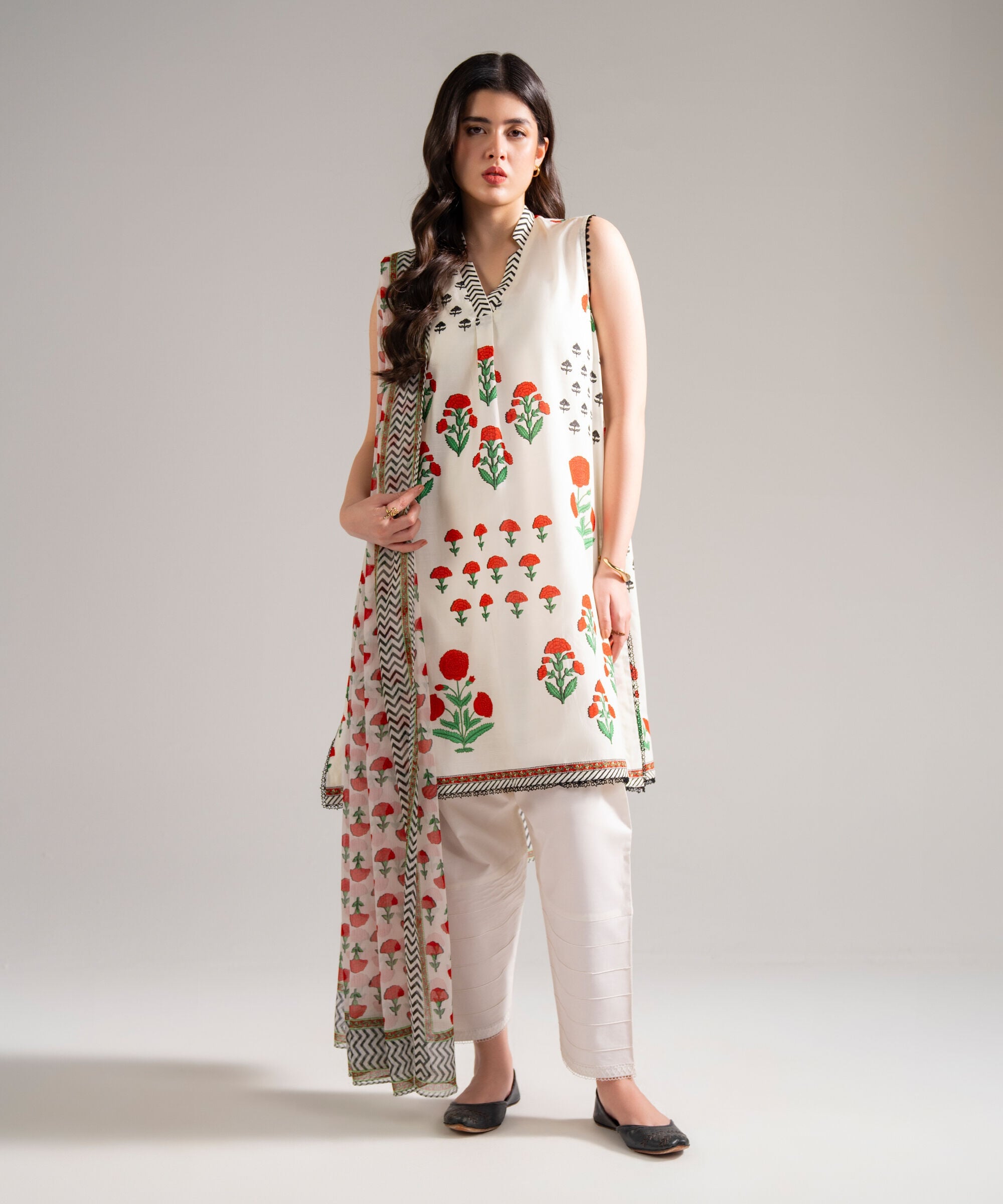 Printed Dupatta PW26WMV818DB