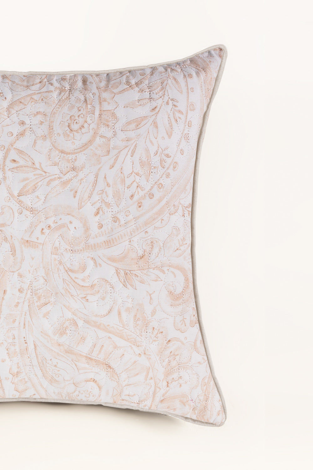 Paisley Elegance Square Cushion Cover