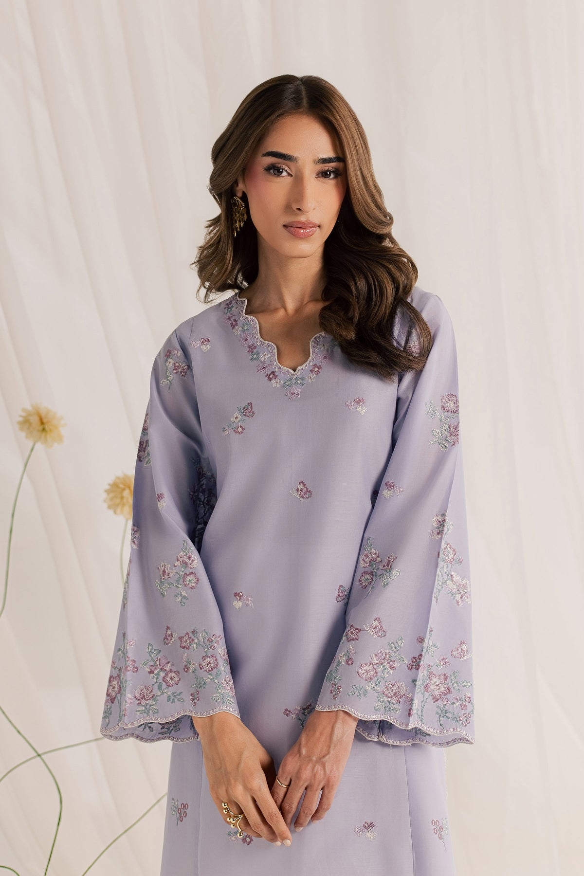 Phelia 2Pc - Embroidered Lawn Dress