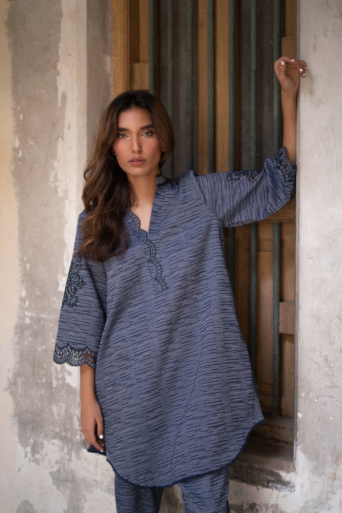 Pigeon Blue Matching Set