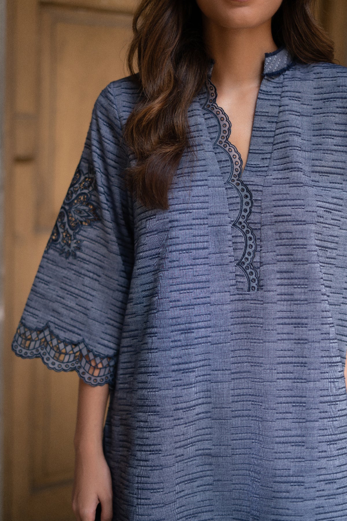 Pigeon Blue Matching Set