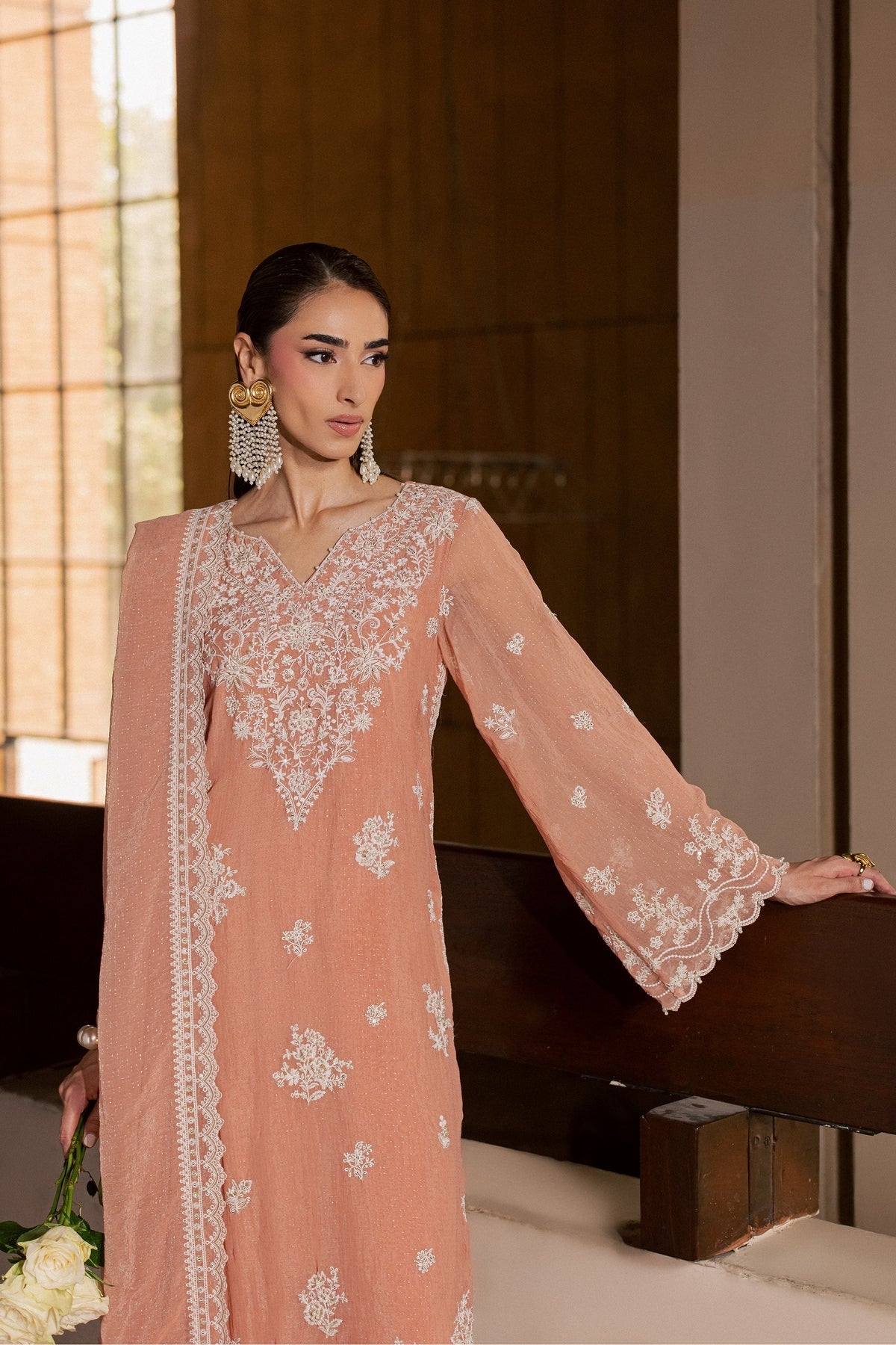 Pink Hoor 3Pc - Festive Luxe Pret