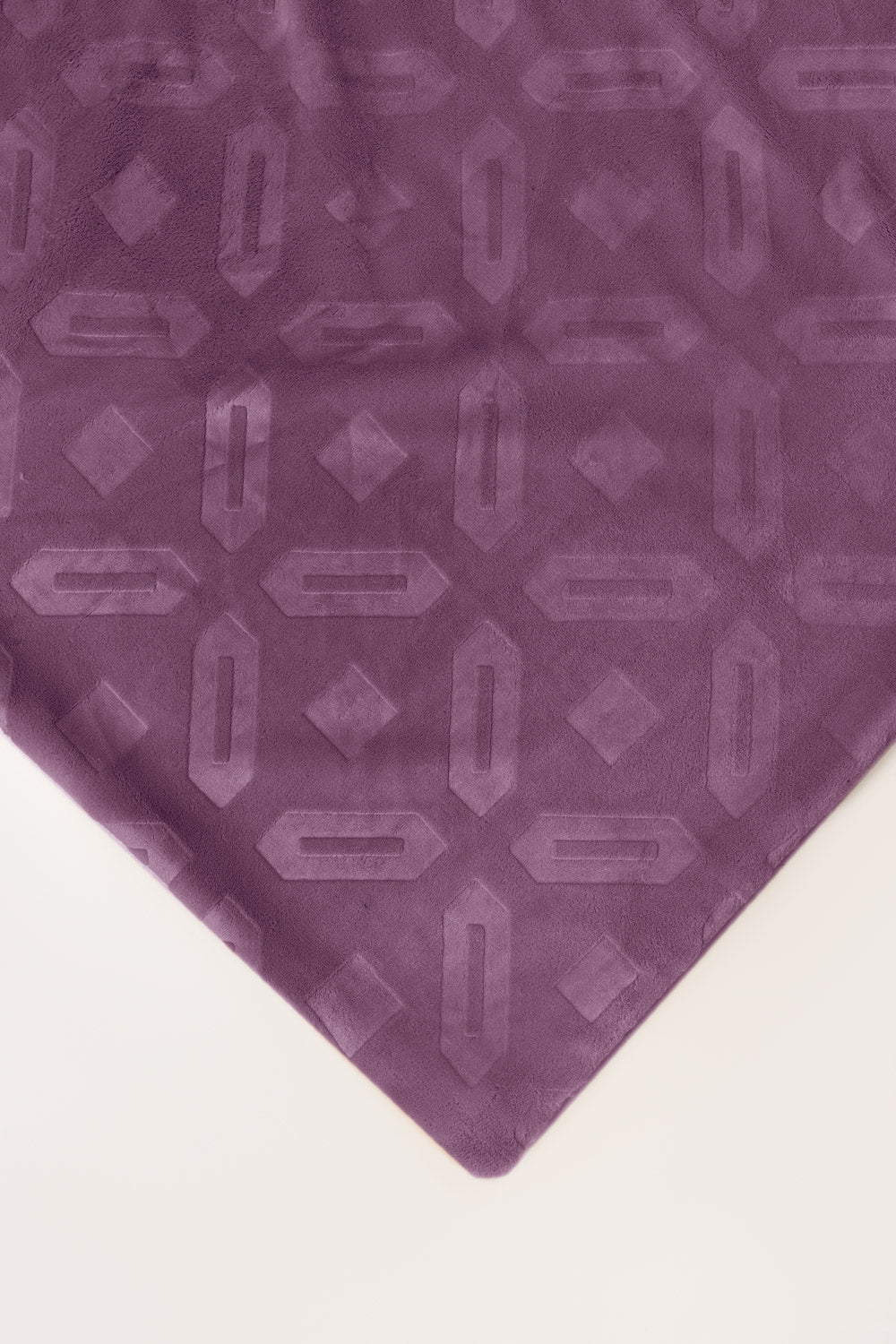 Plum Double Ply Fleece Throw