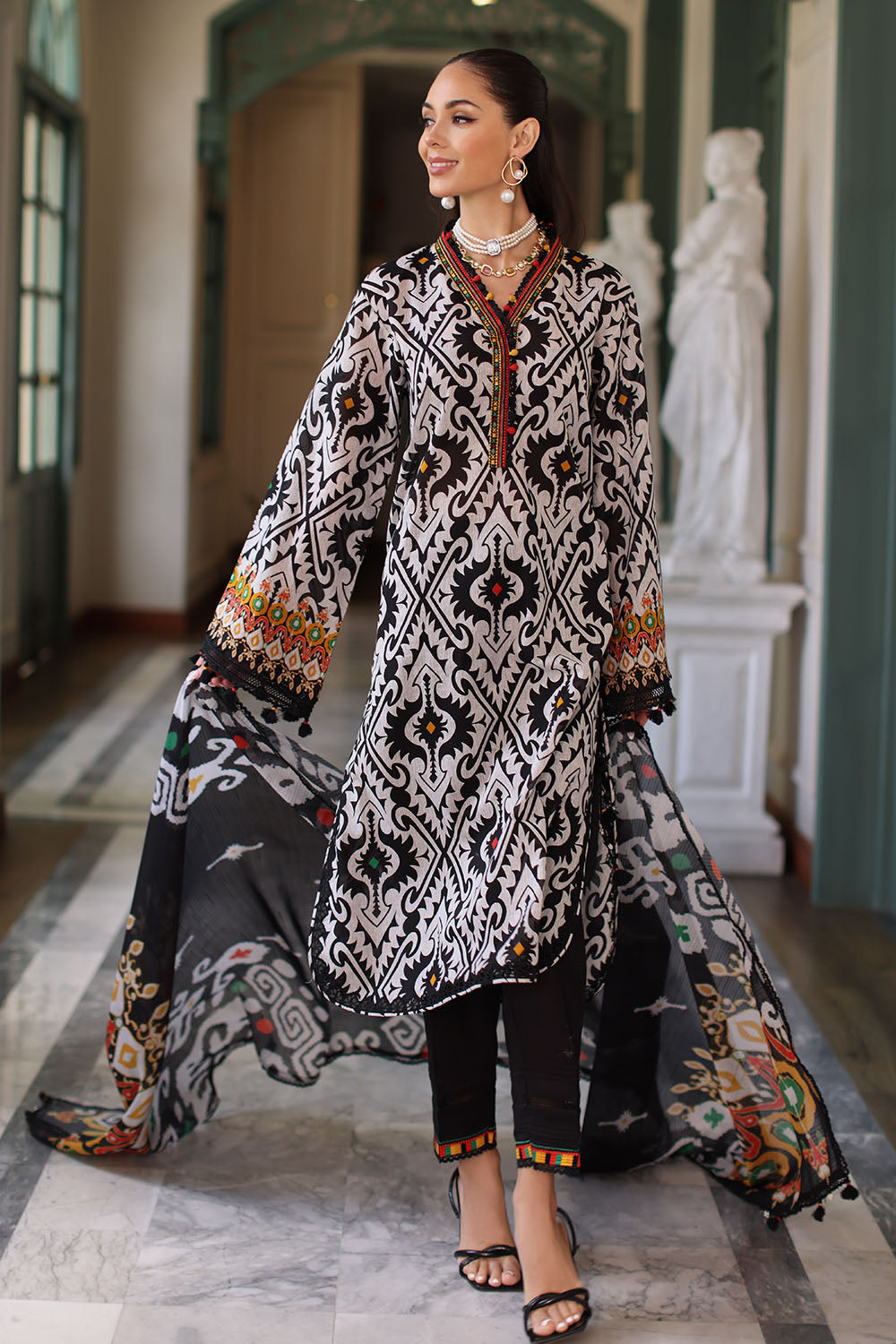 3 Piece Printed Lawn Suit