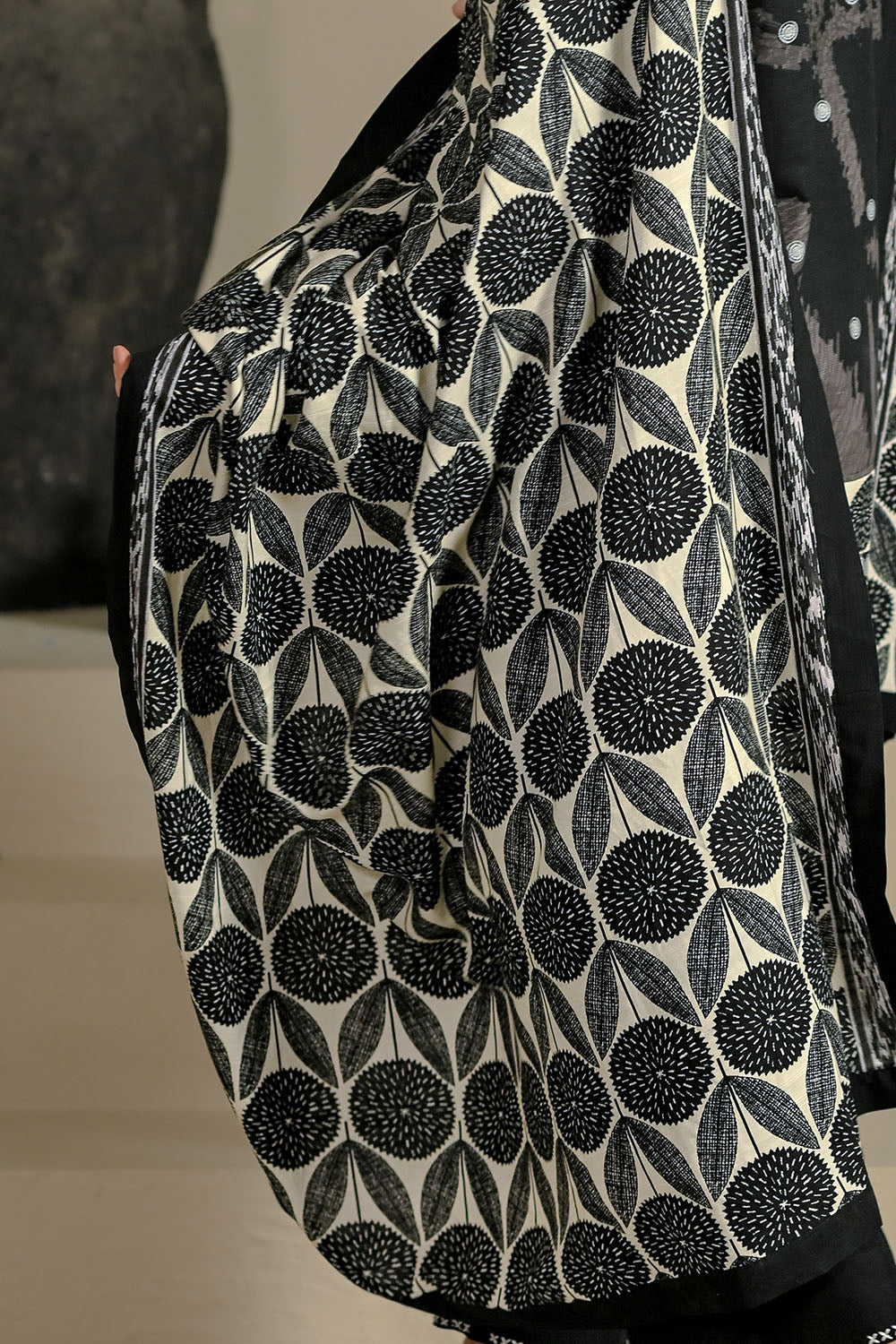 3 Piece Printed Corduroy Suit