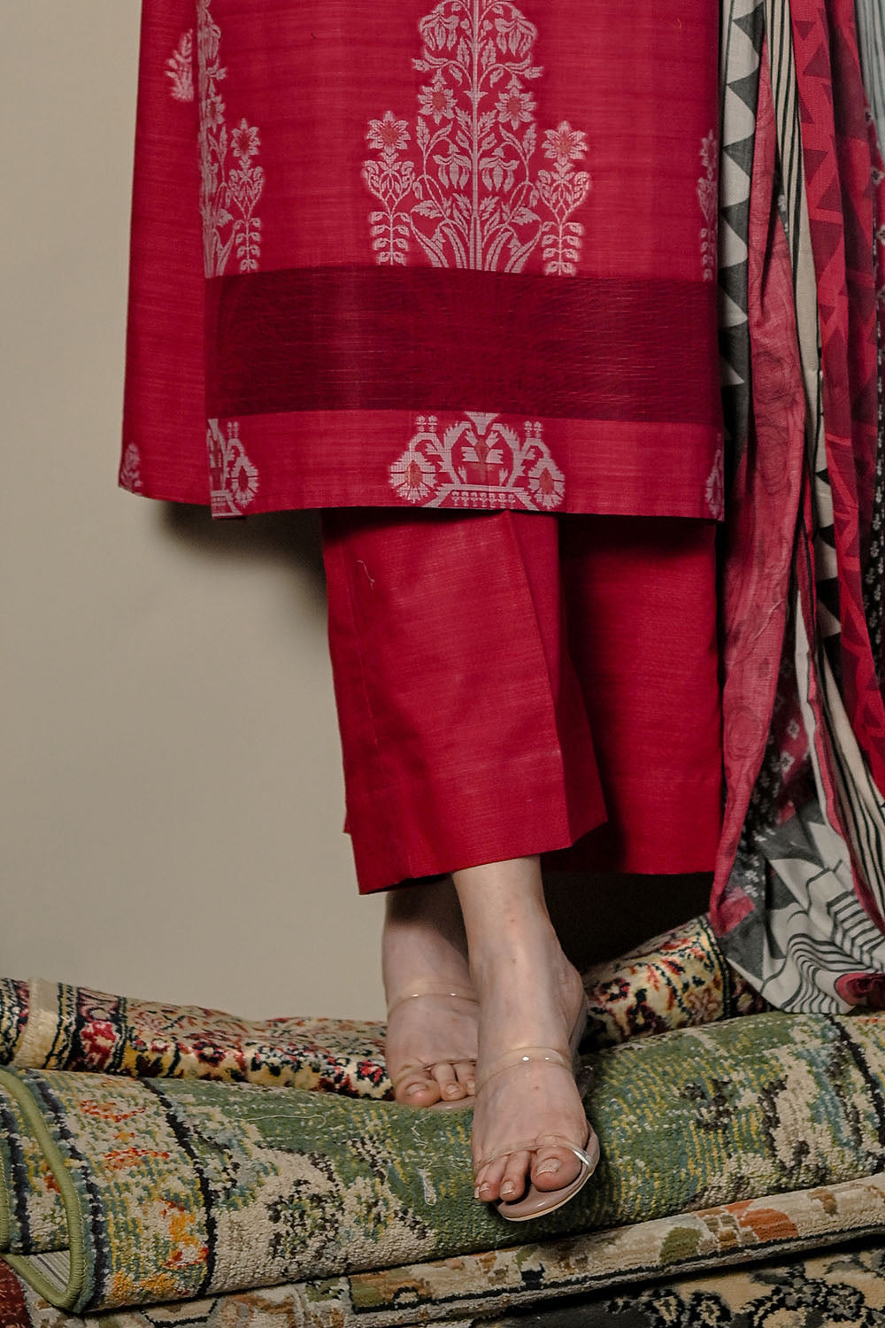 3 Piece Jacquard Suit