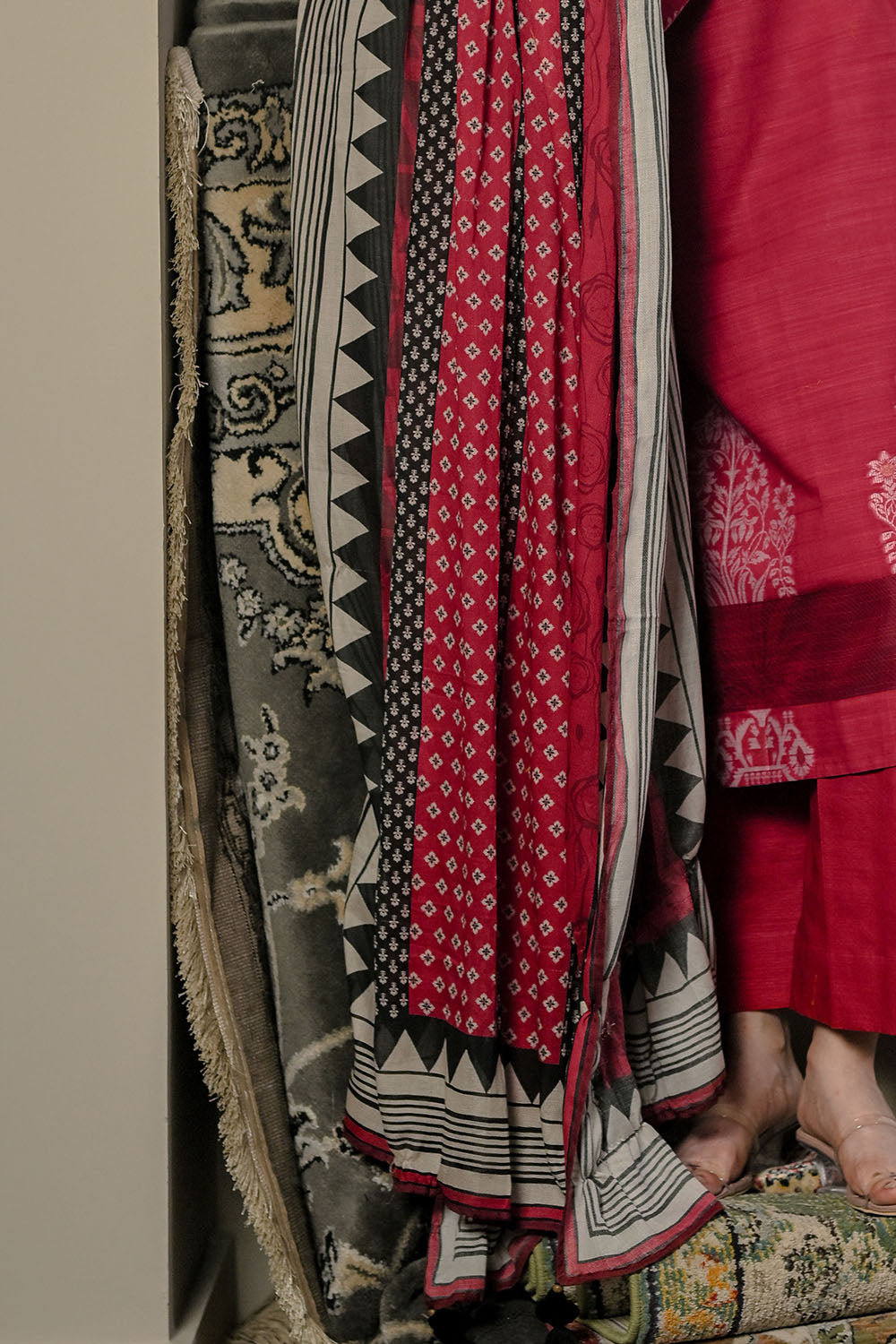 3 Piece Jacquard Suit