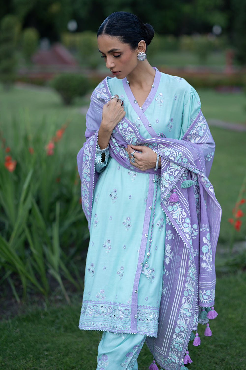 Printed Light Khaddar Shirt