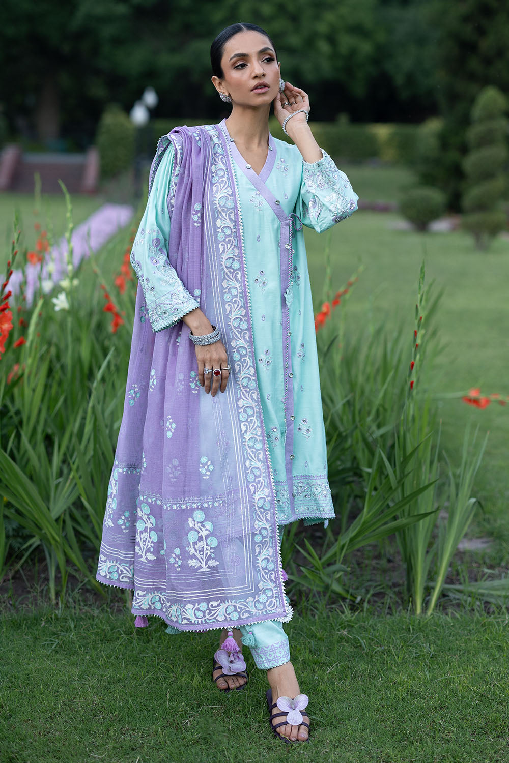 Printed Light Khaddar Shirt