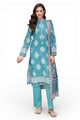 3 Piece Printed Cambric Suit With Lawn Dupatta