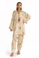 2 Piece Printed Jacquard Slub Khaddar Shirt And Trouser