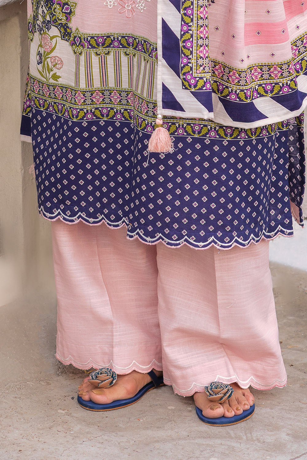 3 Piece Embroidered Khaddar Suit