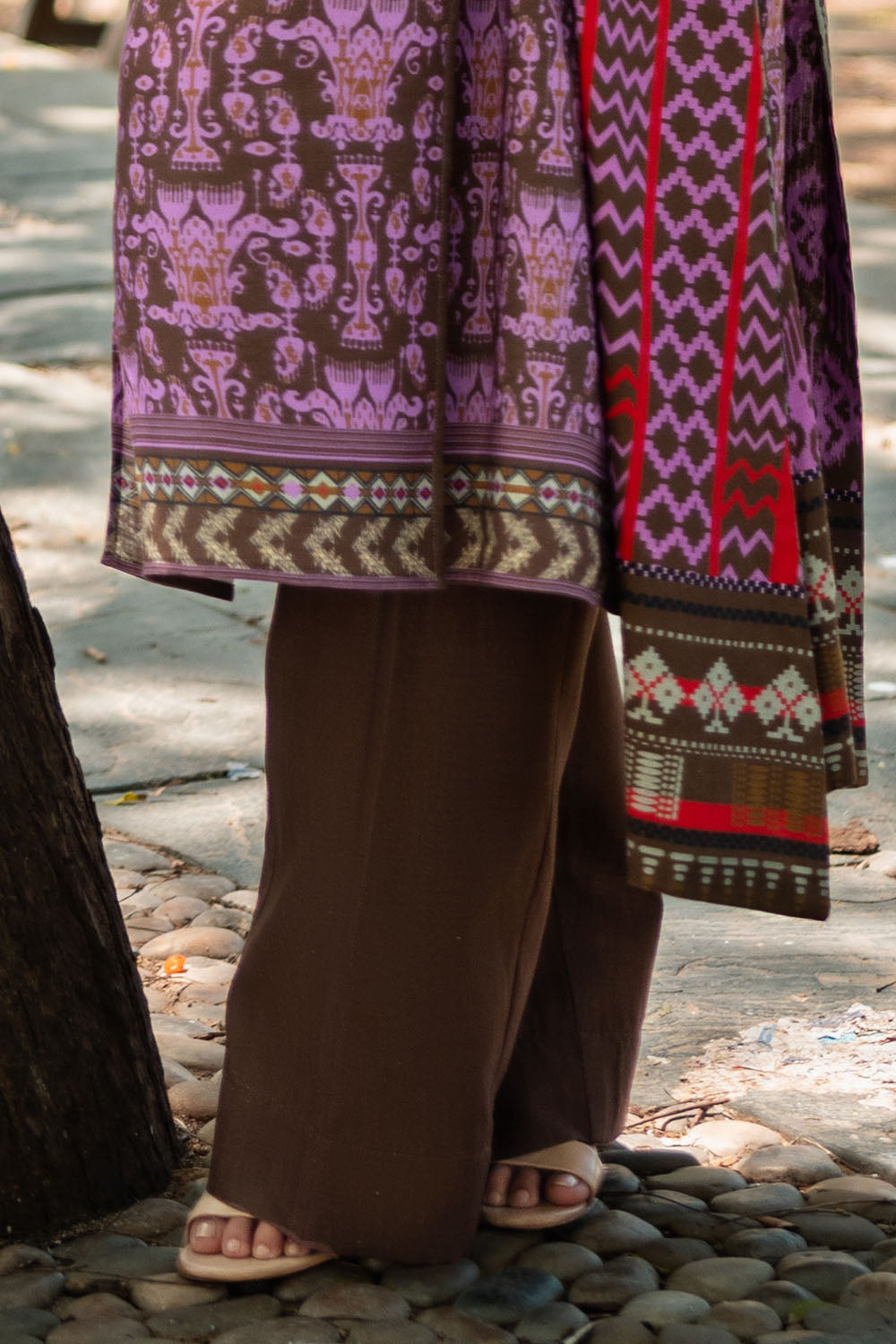 3 Piece Printed Khaddar Suit with Dupatta