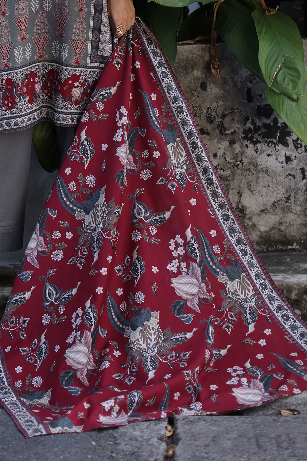 3 Piece Printed Khaddar Suit with Printed Khaddar Dupatta